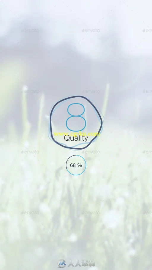 OS8手机系统UI展示PSD模板OS8_Quality_-_Mobile_UI_Kit的图片1