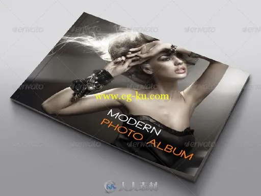 摩登时尚相册集展示PSD模板Modern_Photo_Album的图片1