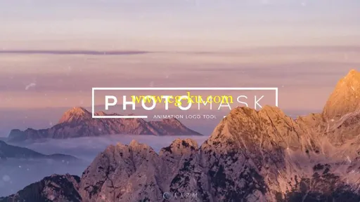 简单的3D视差图片照片视频相册动画AE模板 PhotoMask - Animation Logo Tool的图片1