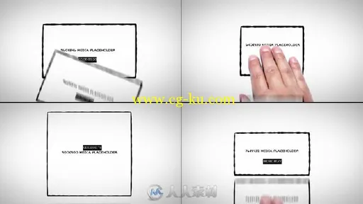 黑白视频产品服务促销动画包AE模板 Whiteboard Animation Pack For Promotion Videos的图片3
