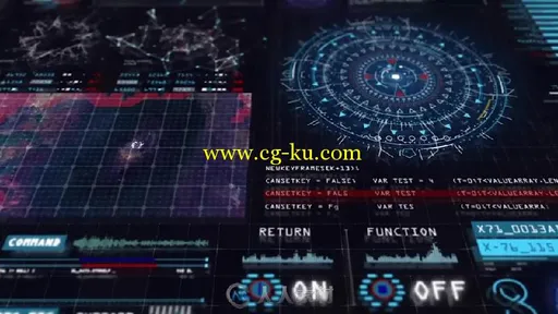HUD 科幻电子信息数据面板图形元素AE模板 Sci-fi Interface HUD的图片1