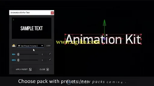 文本预置预设动画工具包 AE模板Text Preset Volume I for Animation Kit的图片2