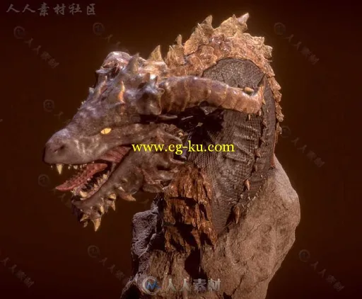 SubstanceStore火焰巨龙材质贴图合辑 SUBSTANCE STORE FANTASY DRAGON MOODPACK的图片23