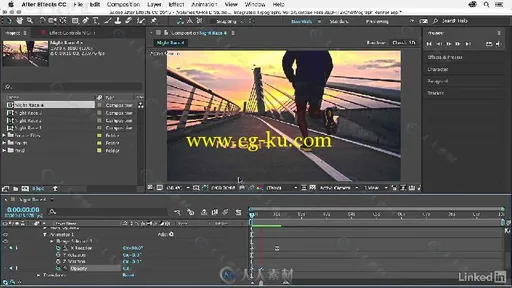 AE文字融入画面高级技术训练视频教程 After Effects Guru Integrating Type into V...的图片1