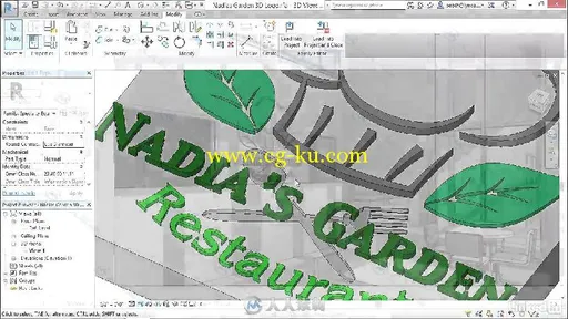 Revit建筑标牌设计训练视频教程 Revit Create Signage Plans的图片2