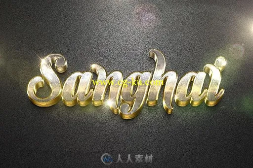 耀眼3D文字特效展示PSD模板3D Collection Text Effects GO.3 8896234的图片2