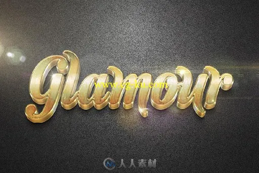 耀眼3D文字特效展示PSD模板3D Collection Text Effects GO.3 8896234的图片3