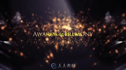 绚丽金色经典高档大气的颁奖典礼AE模板 Awards Ceremony的图片3