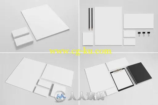 品牌文具展示PSD模板第一版Branding Stationery Mock Up vol 1的图片2