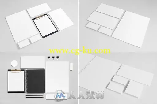 品牌文具展示PSD模板第二版Branding Stationery Mock Up vol 2的图片2