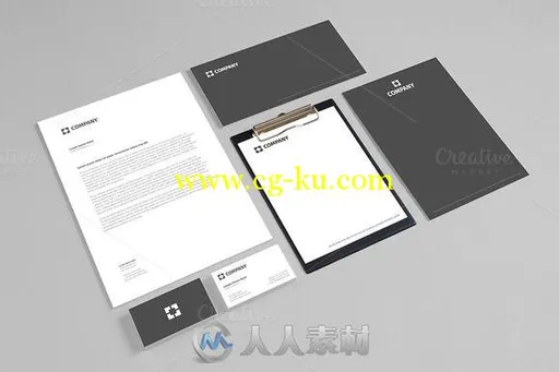 品牌文具展示PSD模板第二版Branding Stationery Mock Up vol 2的图片3