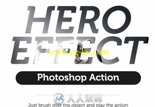 黑暗英雄照片风格处理特效PS动作GraphicRiver - Hero Effect Photoshop Action的图片1