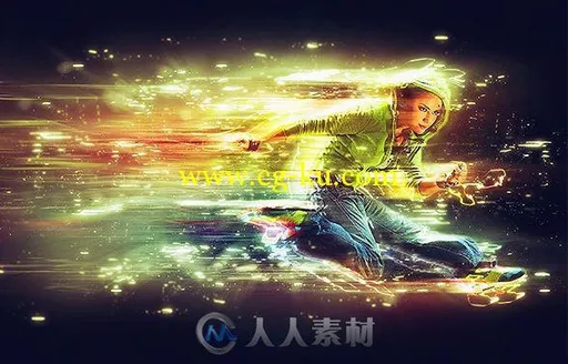 光速星辰事物修饰效果PS动作StarDust Photoshop Action 9085825的图片2