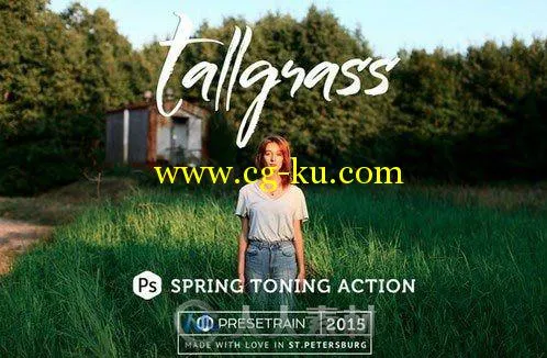 高草丛人物照片调色PS动作Tallgrass Photoshop Action 238324的图片2