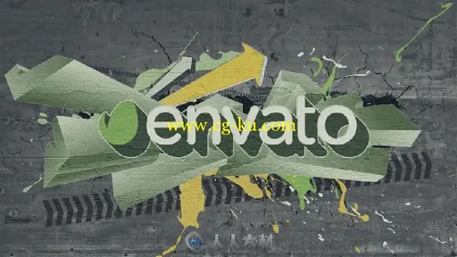 创意涂鸦Logo标志演绎AE模板 Videohive Graffiti Logo 9575382的图片3