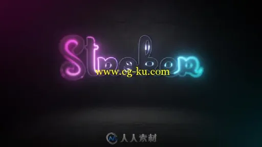 酷炫灯光显示标志LOGO演绎AE模板 Videohive Light Logo Reveal 16858409的图片2