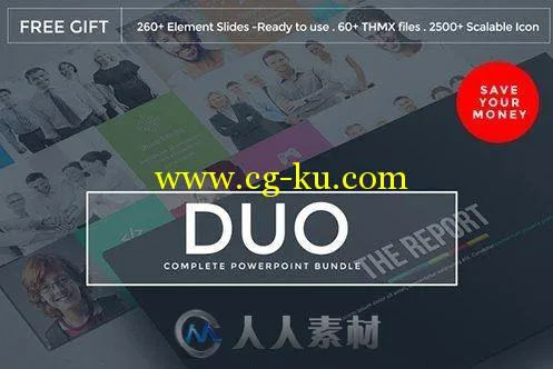 完全搭档PPT模板合辑Duo-Complete-Powerpoint-Bundle的图片2