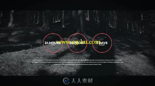 创意实用圆圈标题动画AE模板 Videohive Circle Titles 16876497的图片3