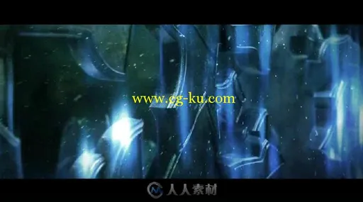 创意震撼冰雪暴Logo演绎动画AE模板 Videohive Ice Blizzard Logo 16887048的图片2