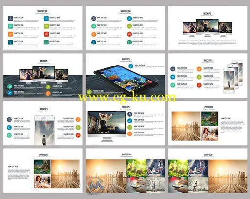 生意场展示PPT模板Business Pitch Powerpoint Template的图片3