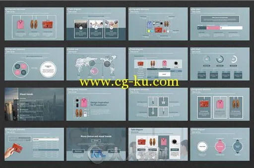 商业工作展示PPT模板Business Work PowerPoint Templates的图片2