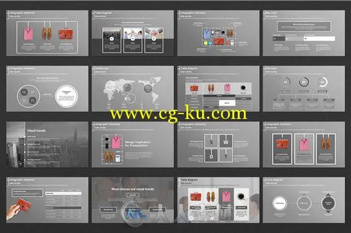 商业工作展示PPT模板Business Work PowerPoint Templates的图片3