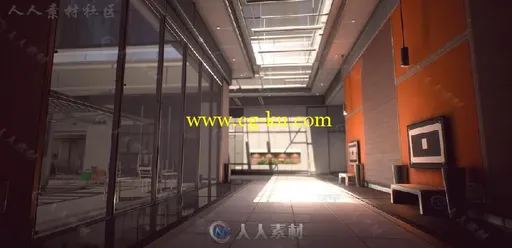 Unreal Engine游戏环境场景完整实例制作大师级视频教程 GUMROAD MAKING AN OFFICE ...的图片1