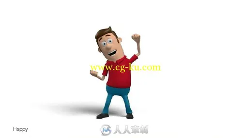 3D卡通动画角色工具包AE模板 Videohive 3D Character Animation Toolkit 16897334的图片1