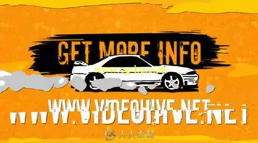 漂移展会促销宣传动画AE模板 Videohive Drift Show Promo 15761039的图片1