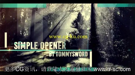 简单实用的影视片头AE模板 Videohive Simple Opener 16311480的图片1