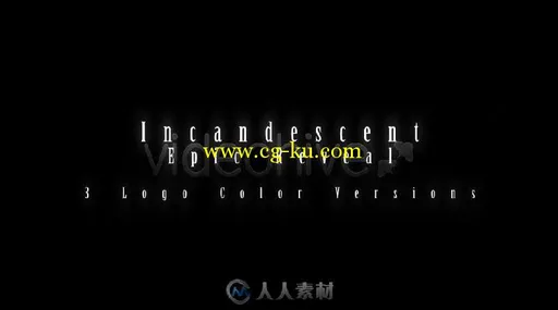 史诗火粉碎标志LOGO演绎AE模板 Videohive Incandescent Epic Reveal 4134986的图片1