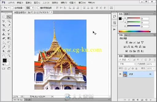 Photoshop CS6一键修图、调色、做特效的图片4