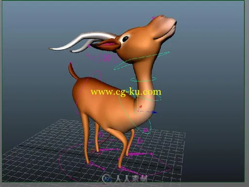 Q版鹿3D模型的图片2