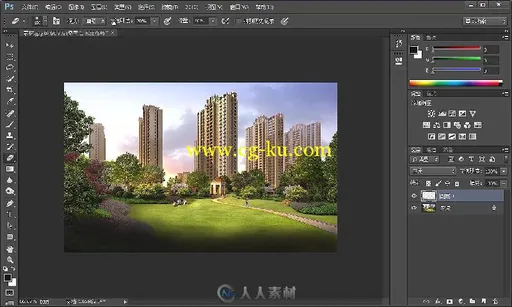 Photoshop建筑后期表现专业技法剖析的图片6