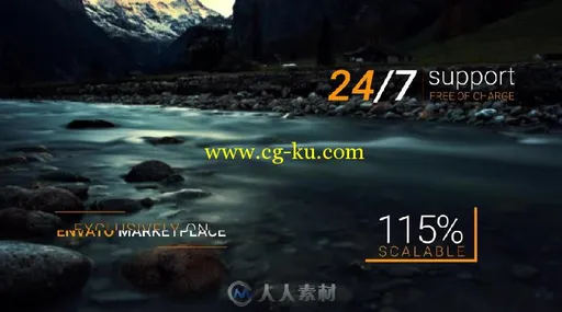 简单时尚体育运动标题动画AE模板 Videohive Motion Titles 16874572的图片2