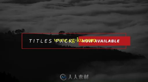 实用简单文字字幕标题动画AE模板 Videohive Minimal Titles 16854861的图片3