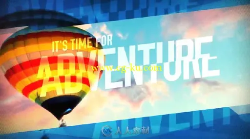 时尚冒险文字字幕标题幻灯片动画AE模板 Videohive Adventure Titles Slideshow 161...的图片1