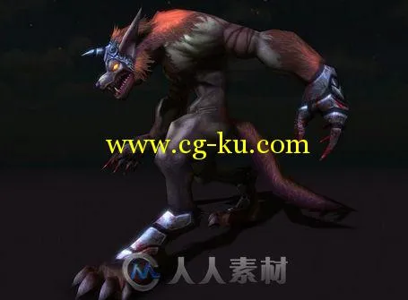 unity3d游戏模型Dexsoft Werewolf狼人（带动作）的图片2