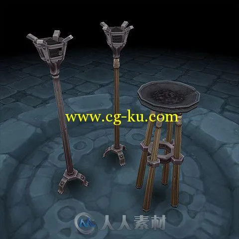 unity3d游戏模型Dungeon Props Pack 地牢小物件模型的图片1