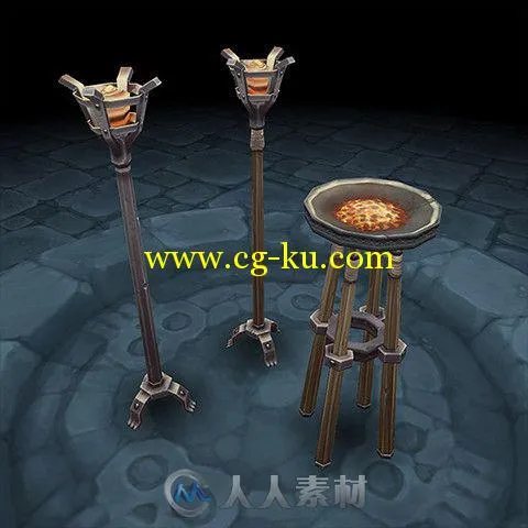 unity3d游戏模型Dungeon Props Pack 地牢小物件模型的图片2