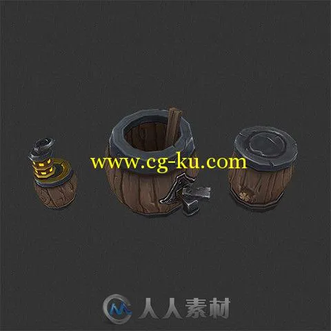 unity3d游戏模型Dungeon Props Pack 地牢小物件模型的图片3