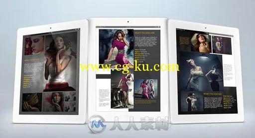 平板电脑组合设计包PSD模板Tablet_Portfolio_Bundle_for_Indesign的图片2