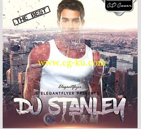 音乐DJ Stanley唱片CD封面展示PSD模板DJ_Stanley的图片1