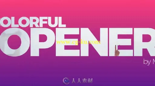 时尚快速切换照片幻灯片展示AE模板 Videohive Colorful Opener 17049894的图片3