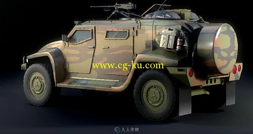 澳大利亚ADF轻型装甲巡逻车3D模型的图片2