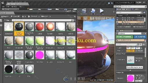 UE4虚幻游戏引擎汽车材质制作视频教程 PLURALSIGHT CREATING AUTOMOTIVE MATERIALS...的图片3