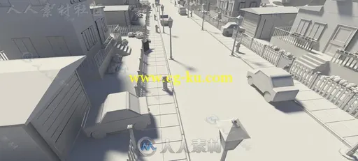 乡间别墅城市环境模型Unity3D资源素材的图片2