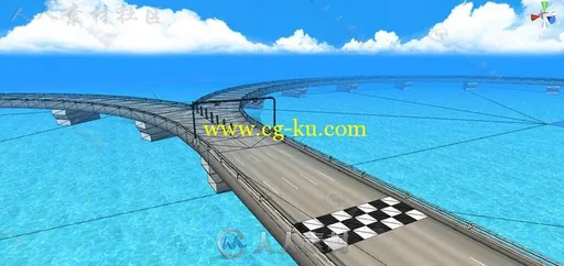 环岛公路赛道环境Unity3D资源素材的图片3