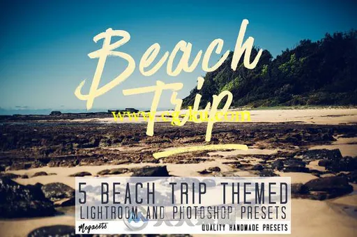 海滩之旅Lightroom预设Beach Trip Presets (LR & ACR)的图片1