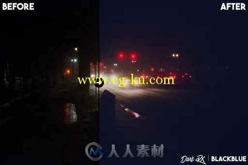 夜深霓虹照片调色Lightroom预设Dark RX Presets (LR & ACR)的图片1